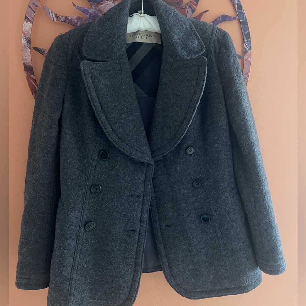 Burberry Brit wool pea coat - Picture 3 of 6